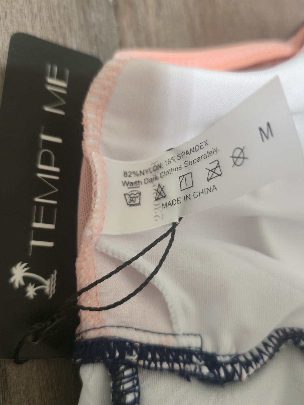 NWT Tempt Me Deep Plunge Mesh Ruched Monokini Swimsuit Pink Blue Med Resort Pool - Picture 10 of 10